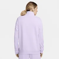Nike Sportswear Club Fleece женская 1/2-Zip свитшот цвет фиолетовый