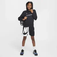 Nike Sportswear Club Fleece Big детские Pullover Толстовка с капюшоном цвет черный