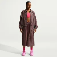 Nike Sportswear женская оверсайз Coaches Куртка цвет фиолетовый