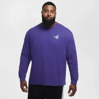 Nike чоловічі Max90 Long-Sleeve баскетбольні футболка колір фіолетовий