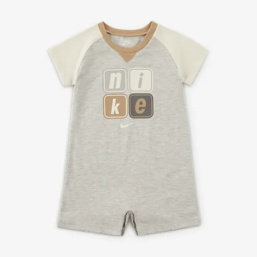 Nike Baby (12-24M) Short Sleeve Romper Grey