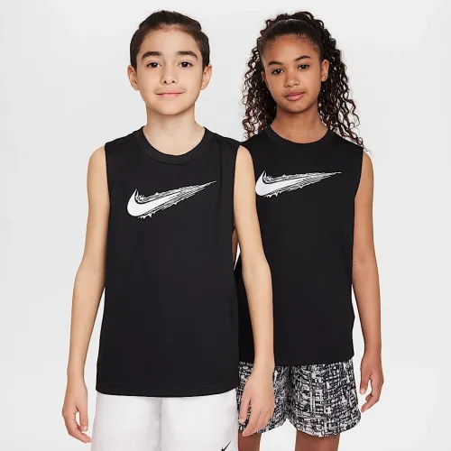 Nike Multi Big дитячі (для хлопчиків) Dri-FIT Sleeveless Shirt колір чорний