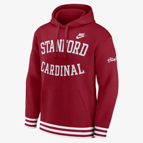 Stanford Cardinal Legacy Retro Men’s Nike College Pullover Толстовка з капюшоном колір червоний