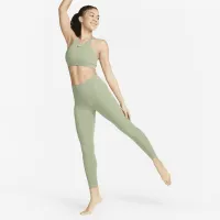 Nike Zenvy женская Gentle-Support С высокой Талией 7/8 лосины цвет зеленый