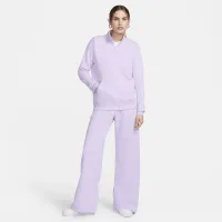 Nike Sportswear Club Fleece женская 1/2-Zip свитшот цвет фиолетовый