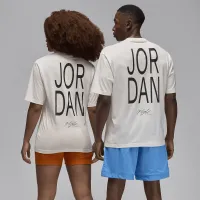Nike Jordan Artist Series by Darien Birks мужские футболка цвет белый