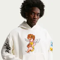 Nike Standard Issue мужские Therma-FIT Pullover баскетбольные Толстовка с капюшоном цвет белый