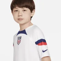USMNT 2022/23 Stadium Home Big дитячі Nike Dri-FIT Soccer Jersey колір білий