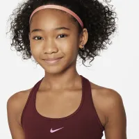 Nike Pro Swoosh Girls' Sports Bra колір червоний