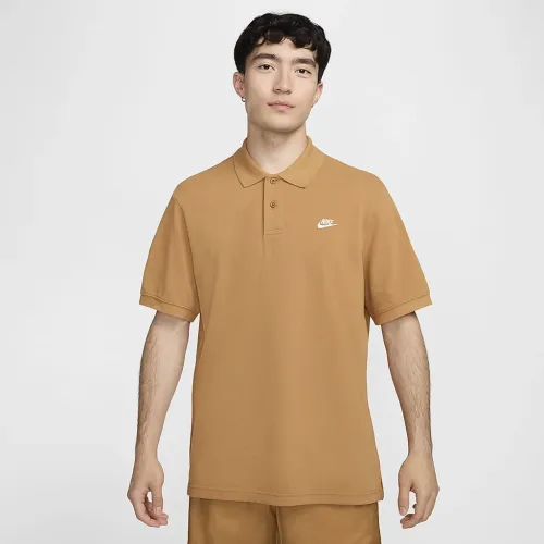 Nike Club чоловічі Short-Sleeve Polo колір коричневий