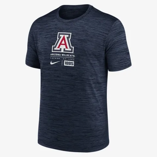 Arizona Wildcats Campus Center Block Velocity мужские Nike Dri-FIT College футболка синий