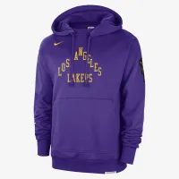 Los Angeles Lakers Standard Issue 2023/24 City Edition чоловічі Nike NBA Courtside Толстовка з капюшоном колір фіолетовий