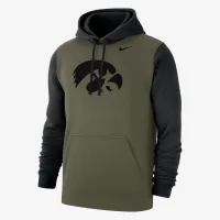 Iowa Olive Pack чоловічі Nike College Толстовка з капюшоном колір коричневий