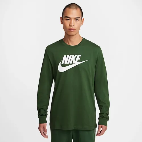 Nike Sportswear чоловічі Long-Sleeve футболка колір зелений