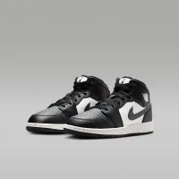 Nike Air Jordan 1 Mid Big детские Кроссовки цвет черный