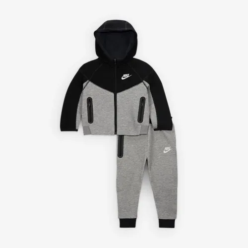 Nike Sportswear Tech Fleece Full-Zip комплект Baby 2-Piece Толстовка з капюшоном комплект колір сірий