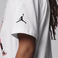 Nike Jordan Watercolor Jumpman Big Kids' Graphic T-Shirt White