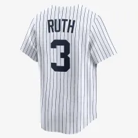 Babe Ruth New York Yankees Cooperstown чоловічі Nike Dri-FIT ADV MLB Limited Jersey колір білий