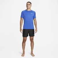 Nike Essential мужские Short-Sleeve Hydroguard Swim Shirt синий