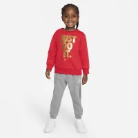 Nike Just Do It Gifting Crewneck Toddler Crewneck цвет красный