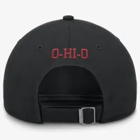 Ohio State Buckeyes Legacy Club мужские Nike Dri-FIT College Adjustable Hat цвет черный