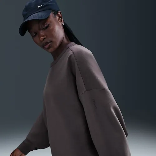 Nike 24.7 ImpossiblySoft жіноча Dri-FIT оверсайз Crew-Neck Top колір сірий