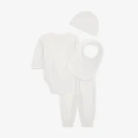 Nike 4-Piece Velour Embossed Swoosh Boxed комплект Baby 4-Piece Bodysuit комплект колір білий