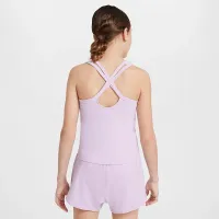Nike One Fitted Big дитячі (Girls') Dri-FIT Tank колір фіолетовий