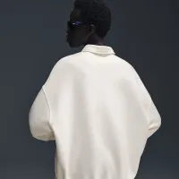 Nike Sportswear Phoenix Fleece женская оверсайз 1/4-Zip Polo цвет белый