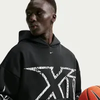 Nike Ja мужские Therma-FIT Pullover баскетбольные Толстовка с капюшоном цвет черный