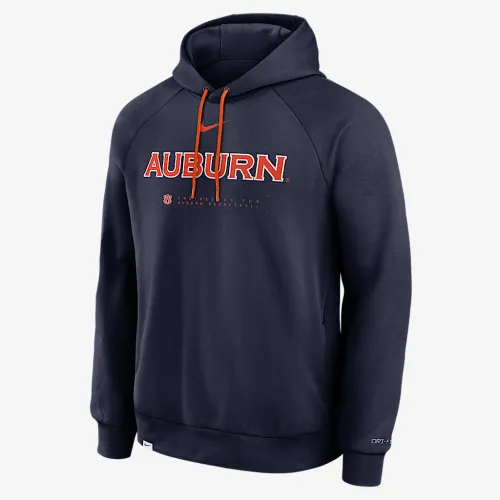 Auburn Courtside баскетбольні Practice чоловічі Nike Dri-FIT Pullover Толстовка з капюшоном блакитний
