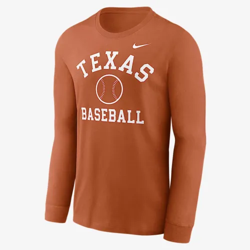 Texas Longhorns Baseball Arch чоловічі Nike College Long-Sleeve футболка Orange