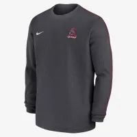 Alabama Crimson Tide Sideline Coach мужские Nike College Long-Sleeve Top цвет серый