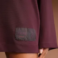 NikeSKIMS Airy жіноча оверсайз V-Neck Long-Sleeve Top колір червоний