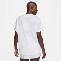 Nike One Relaxed жіноча Dri-FIT Short-Sleeve Top колір білий