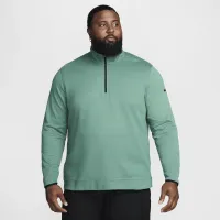 Nike Tour мужские 1/2-Zip для гольфа Top цвет зеленый