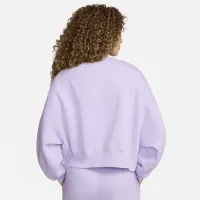 Nike Sportswear Phoenix Fleece женская Over-оверсайз Crew-Neck свитшот цвет фиолетовый