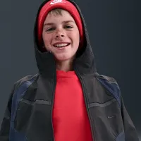 Nike Tech Big детские (для мальчиков) Woven Куртка цвет черный