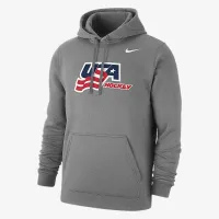 Nike Fanwear Collection Big дитячі Hockey Club Fleece Pullover Толстовка з капюшоном колір сірий