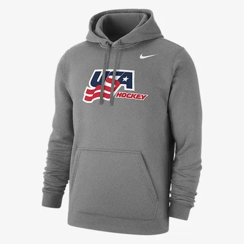 Nike Fanwear Collection Big дитячі Hockey Club Fleece Pullover Толстовка з капюшоном колір сірий