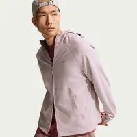 Nike Primary NanoKnit мужские Dri-FIT UV Protection Full-Zip Performance Толстовка с капюшоном цвет серый