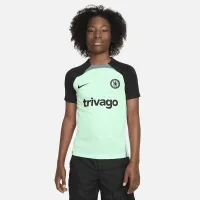 Chelsea FC Strike Third Big детские Nike Dri-FIT Soccer Short-Sleeve Knit Top цвет зеленый