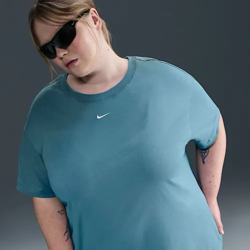 Nike Sportswear Essential женская футболка (большие размеры) синий