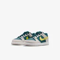 Nike Dunk Low Little детские Кроссовки цвет зеленый