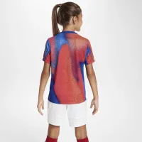 USMNT Academy Pro Big детские Nike Dri-FIT Soccer Pre-Match Short-Sleeve Top цвет белый