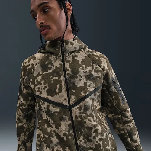 Nike Tech чоловічі Full-Zip Fleece Camo Windrunner Куртка колір коричневий