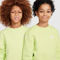 Nike Sportswear Club Fleece Big детские свитшот Yellow