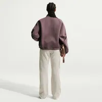 Nike Sportswear женская оверсайз Fleece Track Куртка цвет фиолетовый