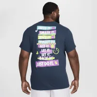 NikeCourt чоловічі Dri-FIT Tennis футболка блакитний