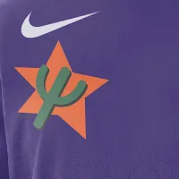 Phoenix Suns Courtside City Edition чоловічі Nike NBA Max90 Long-Sleeve футболка колір фіолетовий